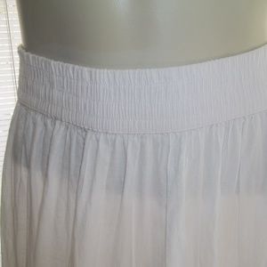 Studio West Skirts - Studio West Boho Maxi 100% Cotton White Skirt Sz L Studio West Skirts - Studio West Boho Maxi 100% Cotton White Skirt Sz L